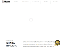 Tablet Screenshot of isharatraders.com